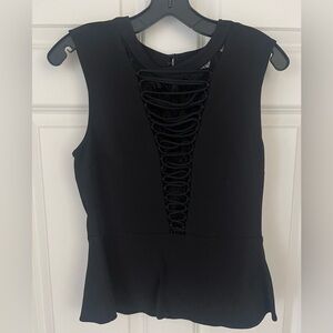 ALC Black Lace Top, size 8